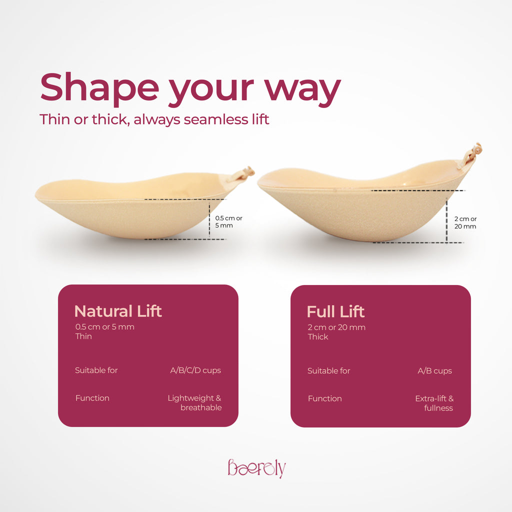 Baerely Curve Adhesive Strapless Bra