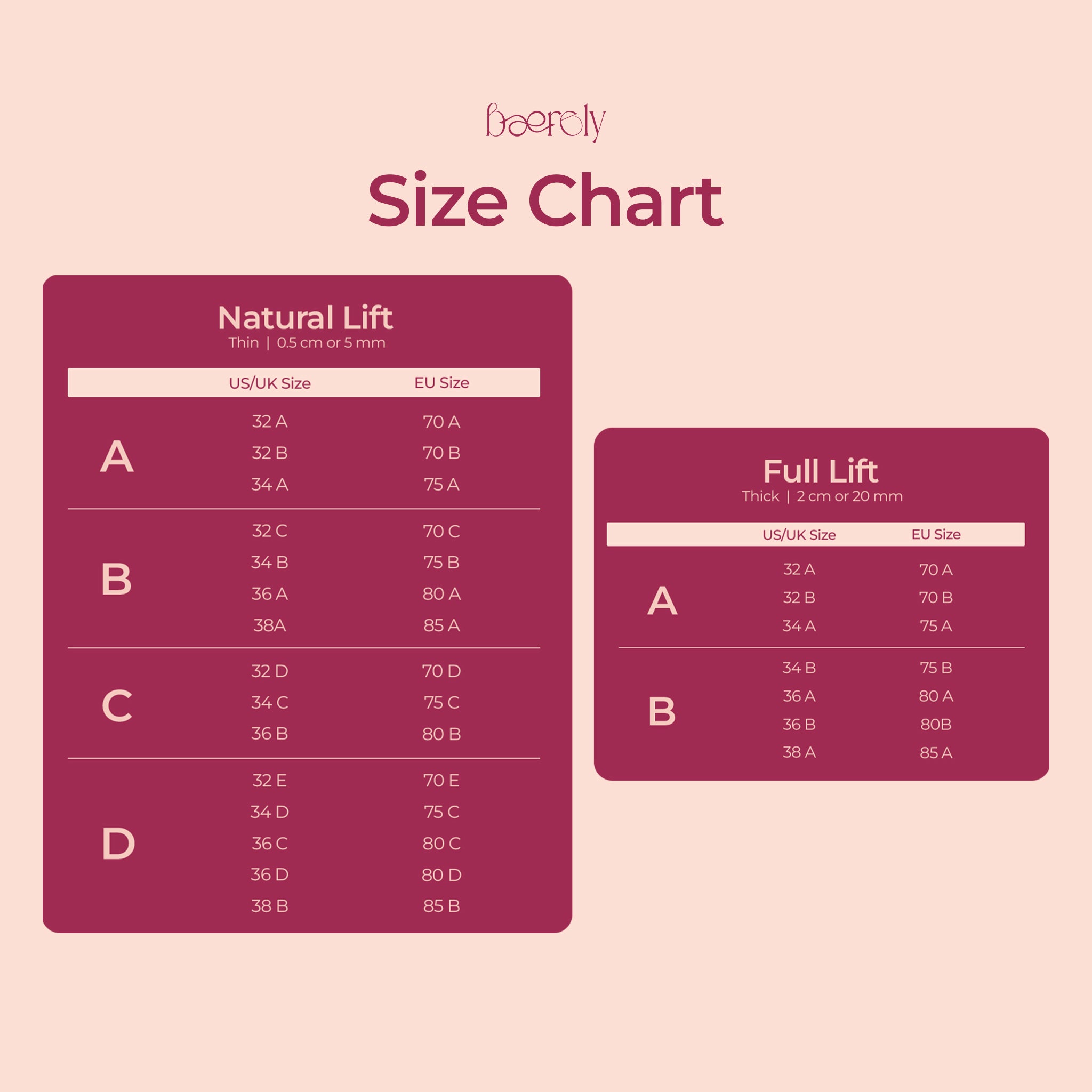 Baerely Curve Adhesive Strapless Bra